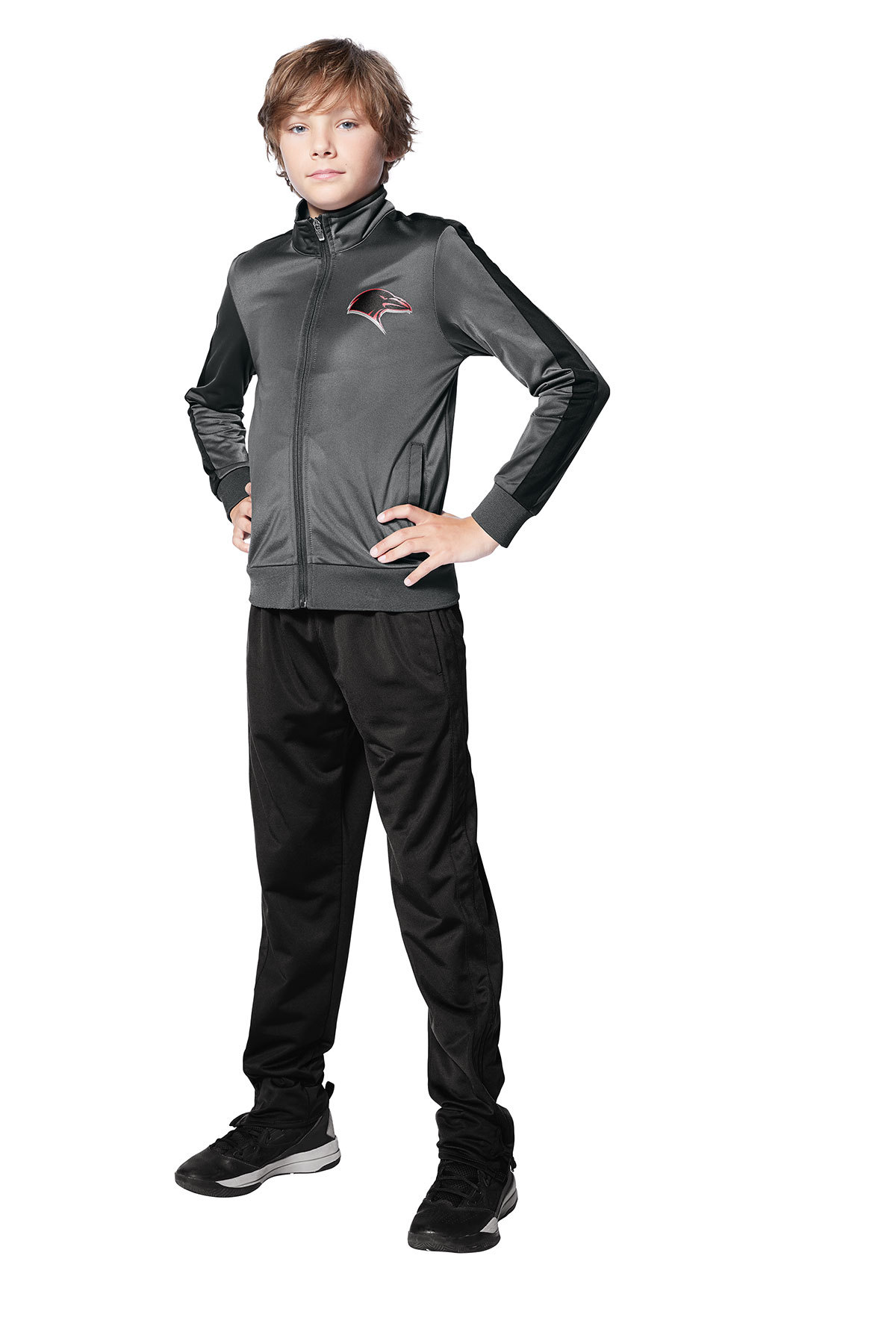 Sport-Tek Ladies Tricot Sleeve Stripe Track Jacket, Product