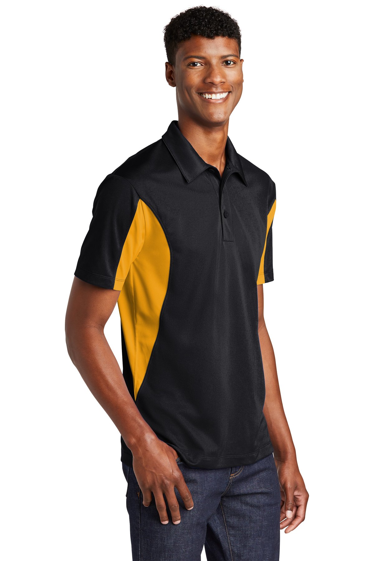 Sport-Tek Tall Side Blocked Micropique Sport-Wick Polo | Product ...