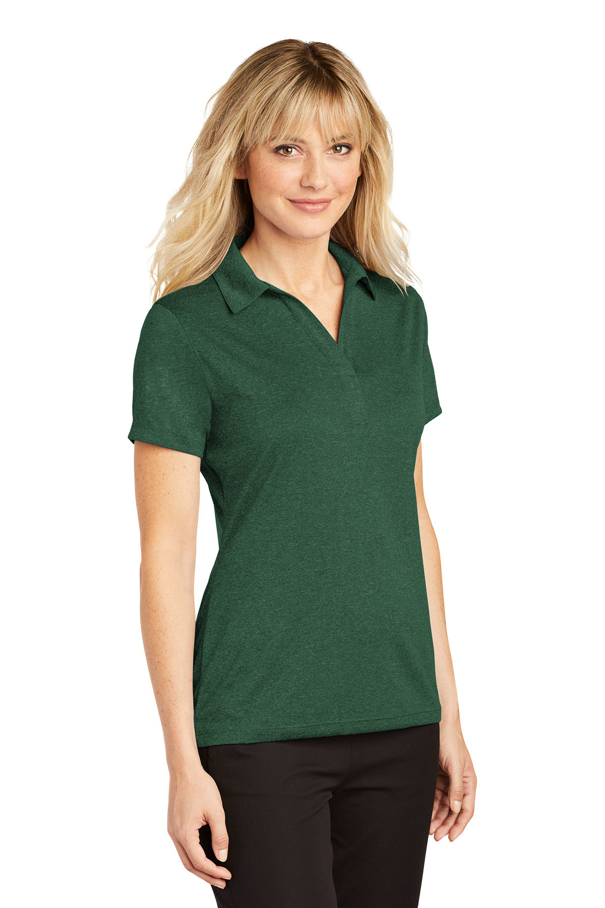 Women's forest 2025 green polo shirts