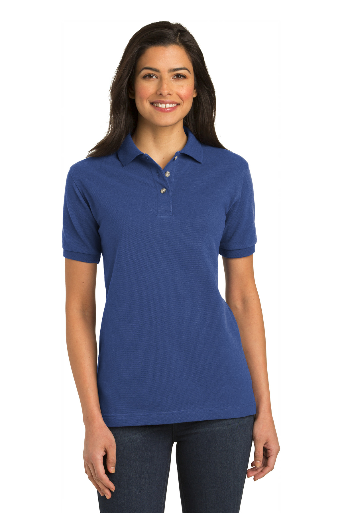 Port Authority Ladies Heavyweight Cotton Pique Polo | Product | Port ...