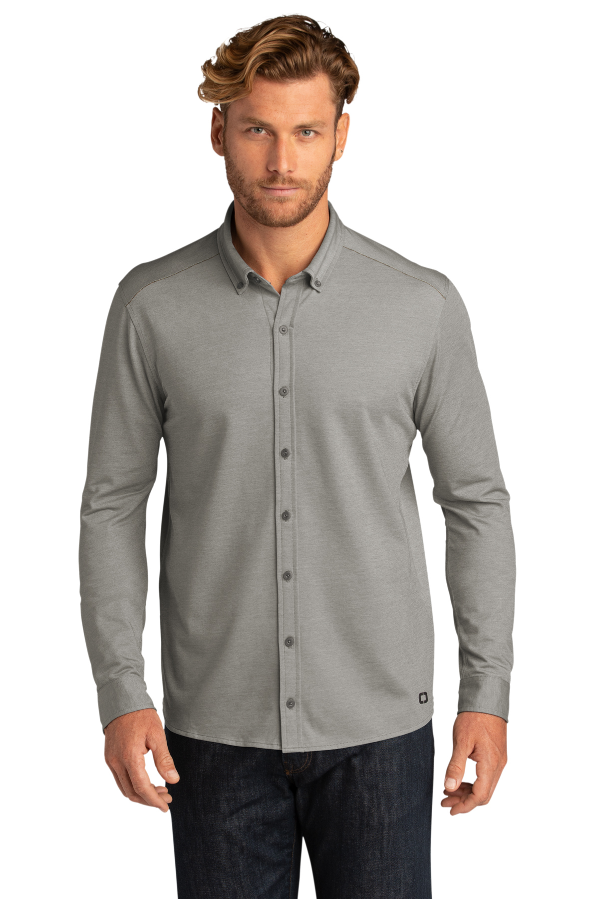 OGIO Code Stretch Long Sleeve Button-Up, Product