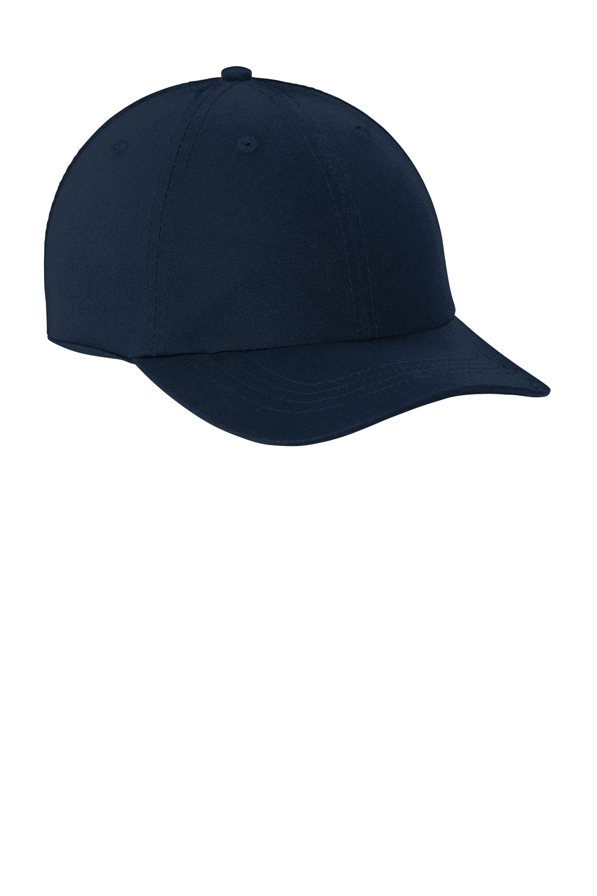 Navy Baseball Hat Blank Unstructured Washed Twill Cap