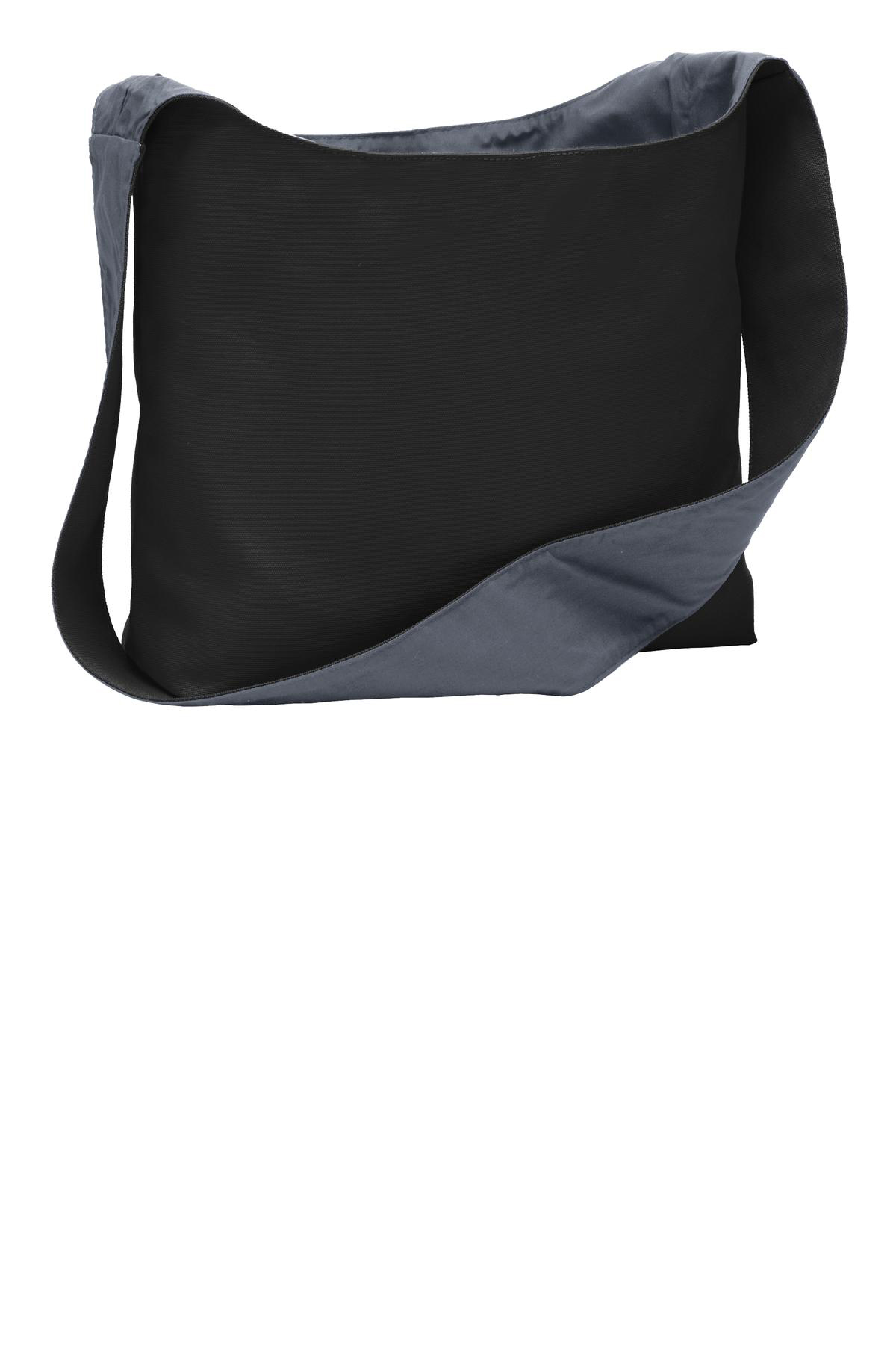 Black canvas sling bag 2025
