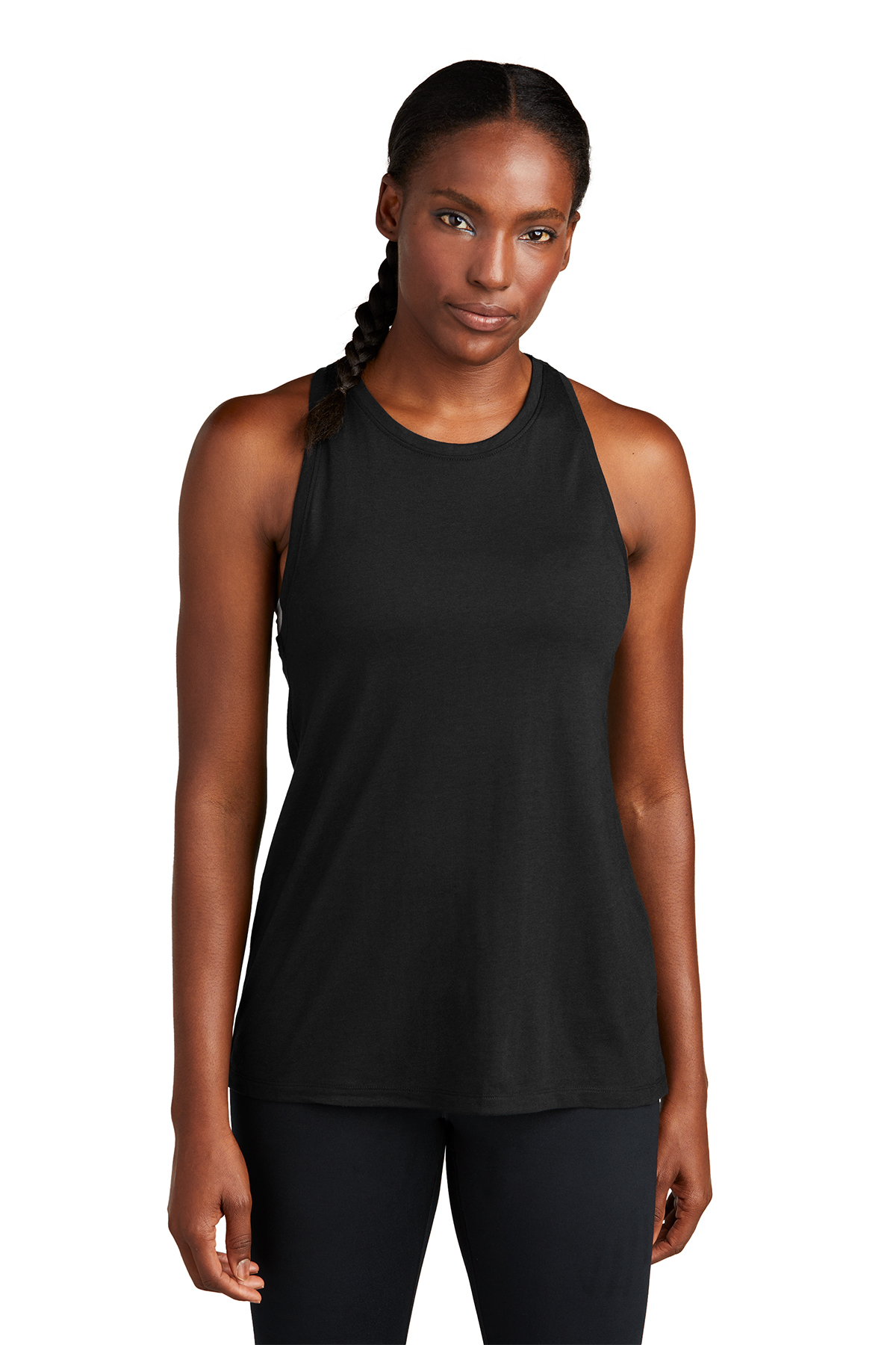 Sport-Tek Womens Racerback Tri-Blend Moisture Wicking Workout Tank Top  M-LST402