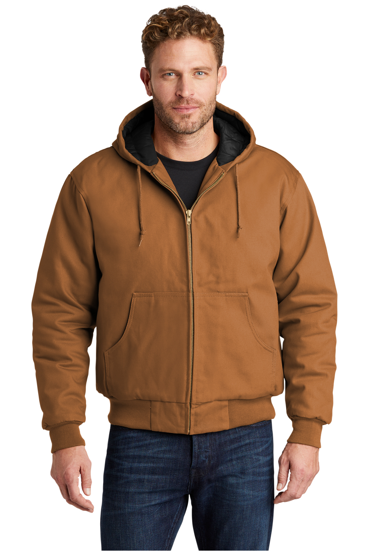 Work jacket discount with logo