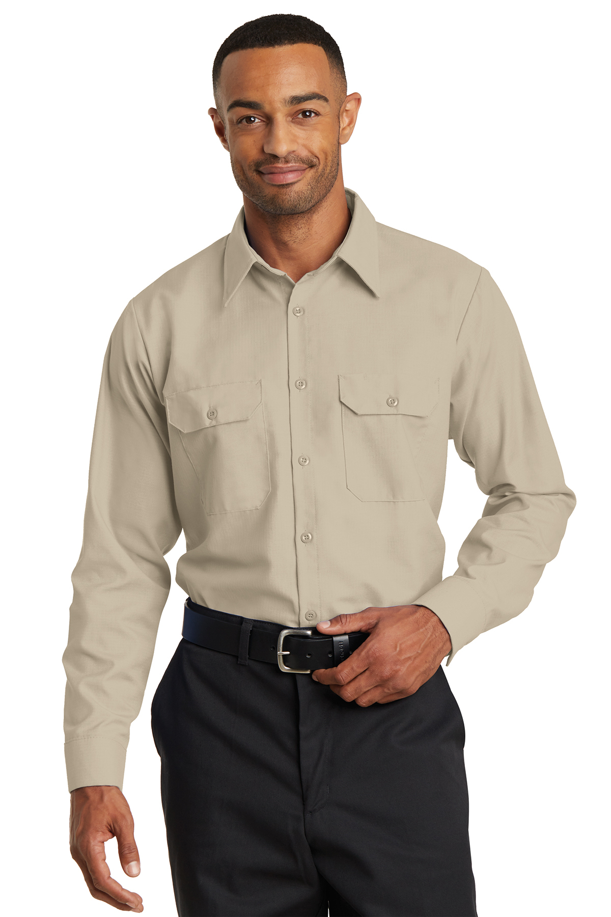 Red Kap SUP SUP Long Sleeve Solid Ripstop Shirt Product SanMar