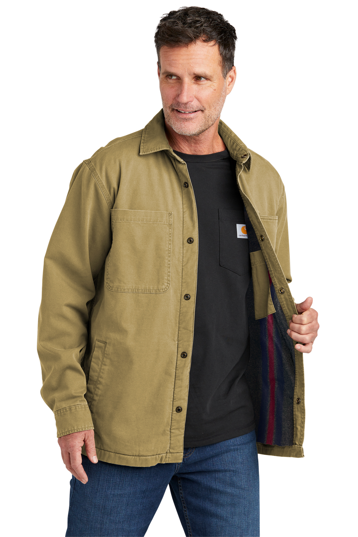 Carhartt Rugged Flex Fleece-Lined Shirt Jac | Product | Company Casuals