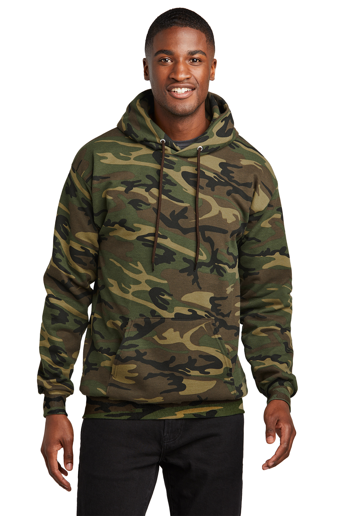 Port Company Core Fleece Camo Pullover Hooded Sweatshirt Product Port Company