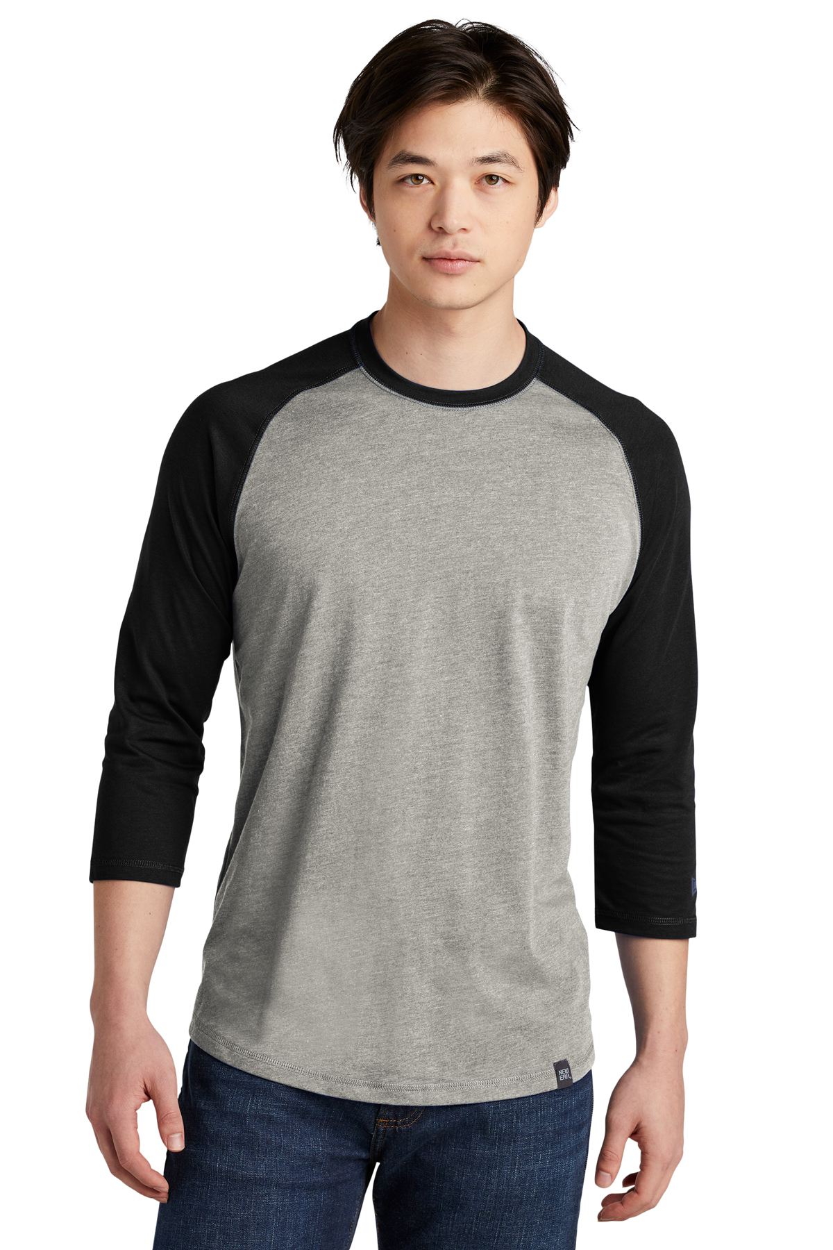 New Era® Mens Heritage Blend 3/4 Sleeve Baseball Raglan T-Shirt