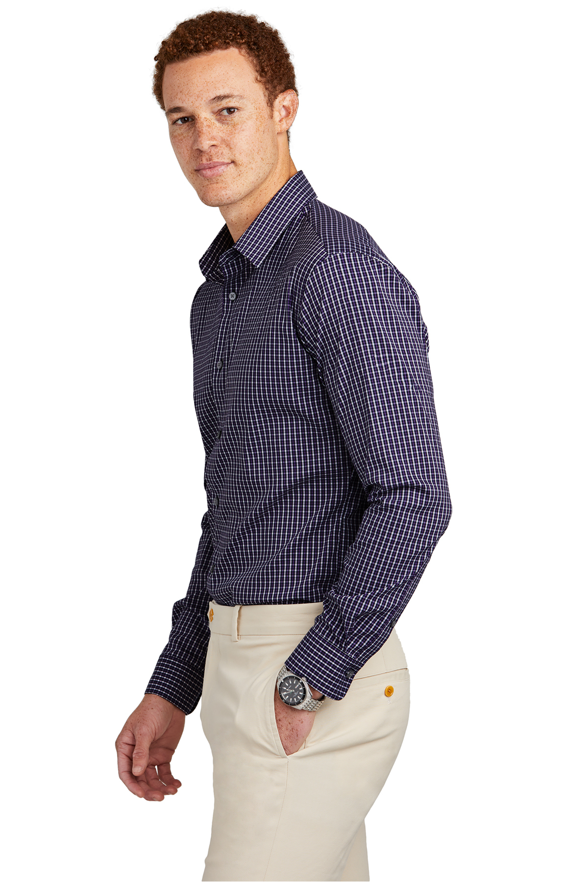 Vintage Brooks Brothers Reverse Stripe Short Sleeve Fun
