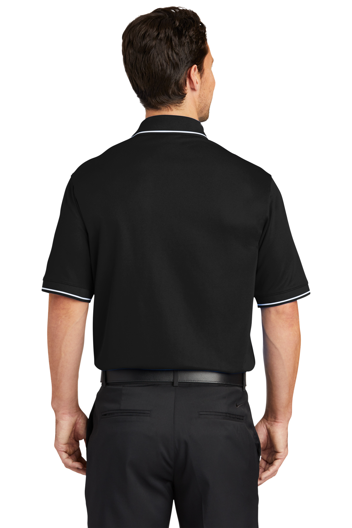 Nike golf essential tipped polo shirt best sale