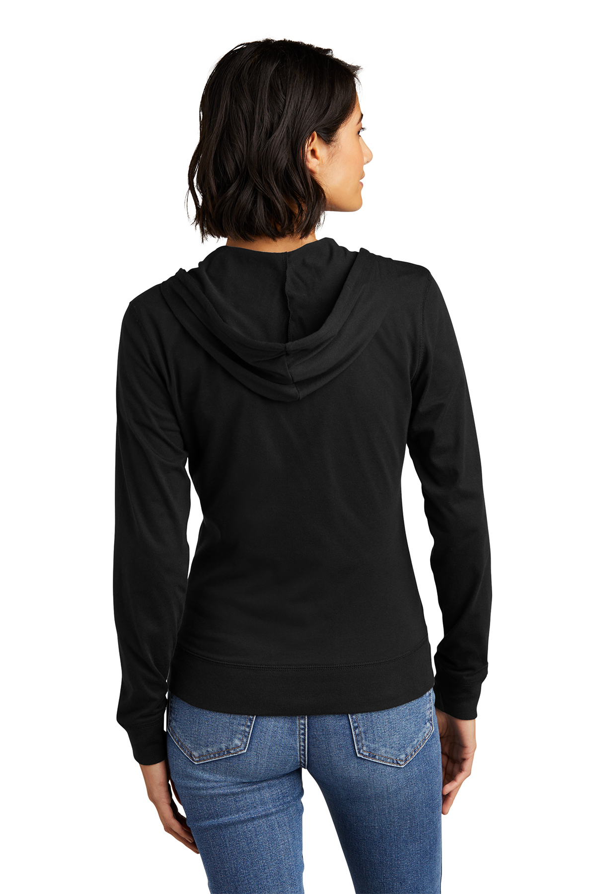 Women's fitted zip up hoodie on sale