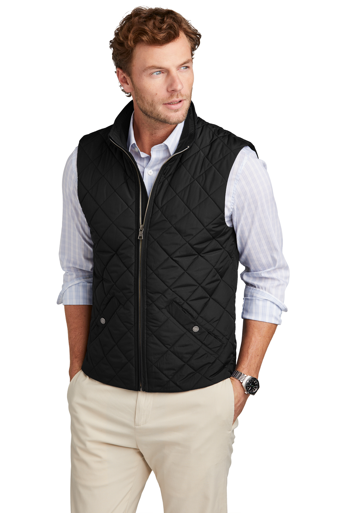 Brooks Brothers Quilted Vest | Product | SanMar