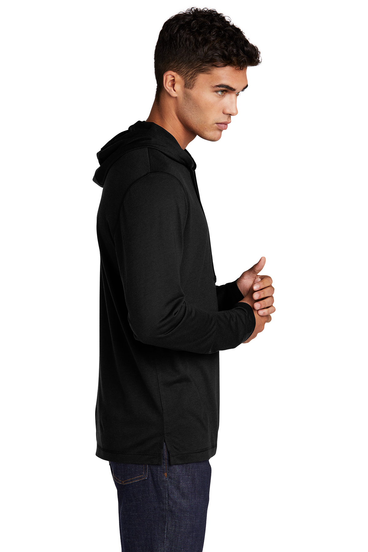 Sport-Tek PosiCharge Tri-Blend Wicking Long Sleeve Hoodie | Product ...