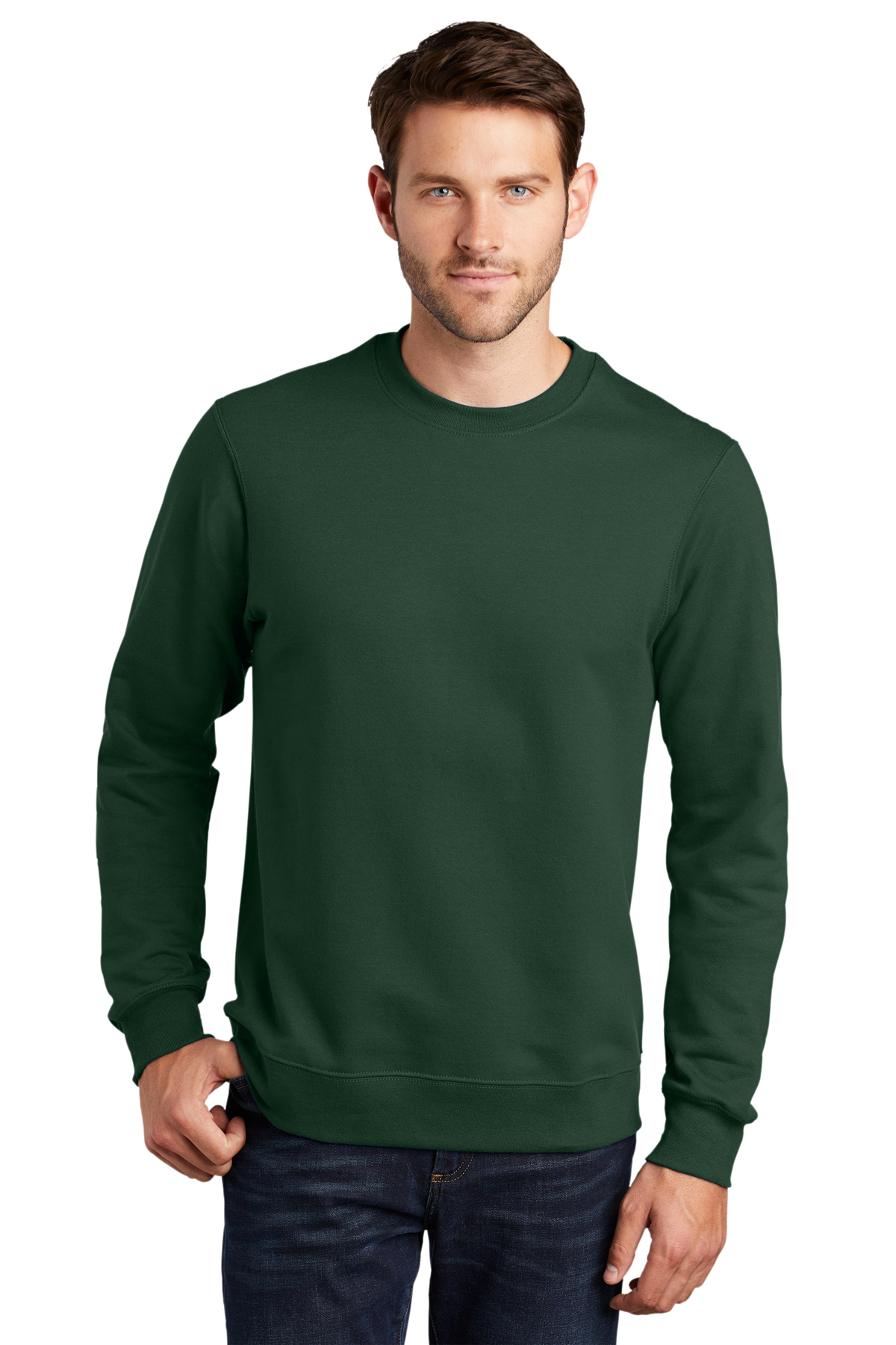 Port & Company Fan Favorite Fleece Crewneck Sweatshirt-4XL (Bright Red)