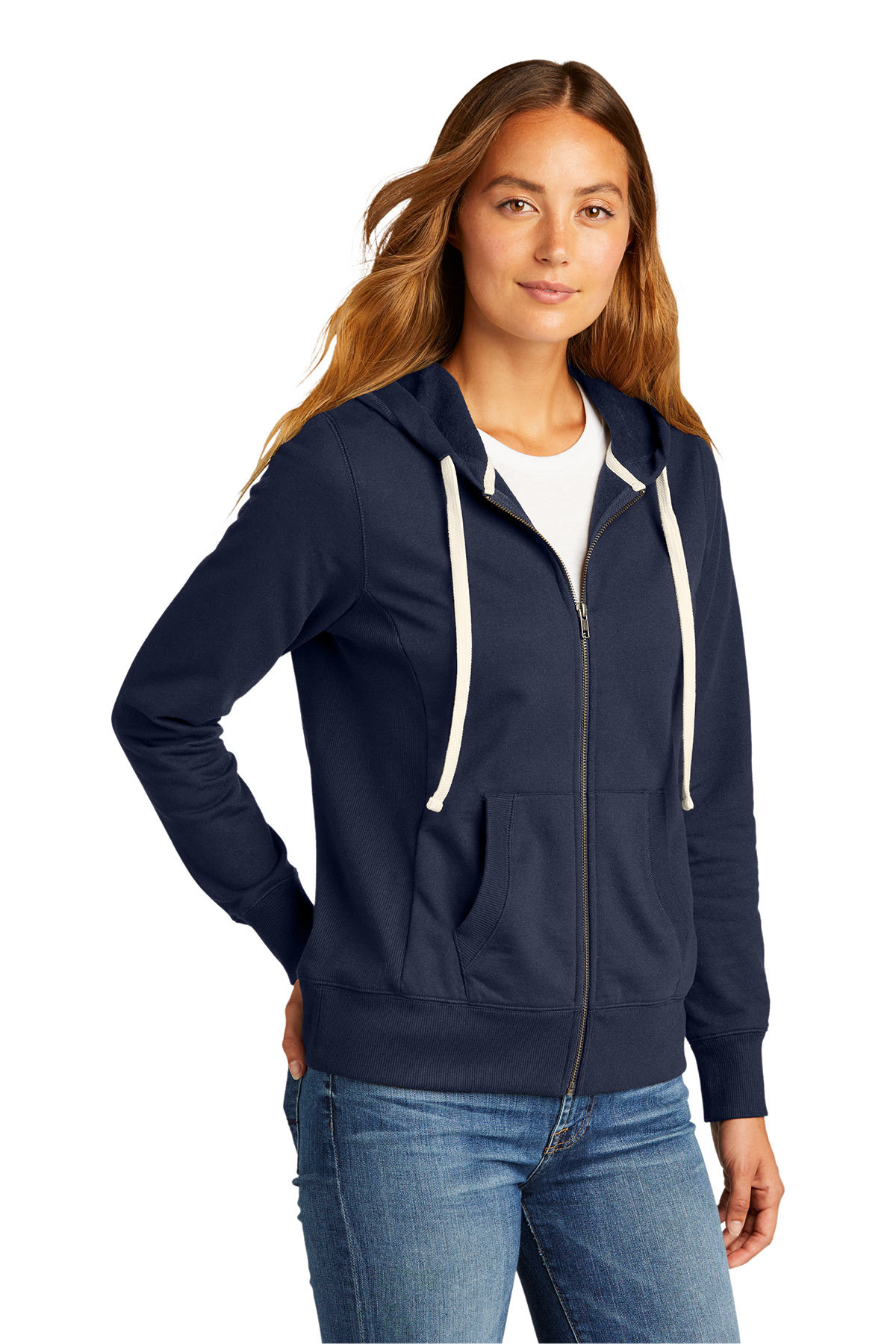 District Women's Re-Fleece Full-Zip Hoodie | Product | SanMar