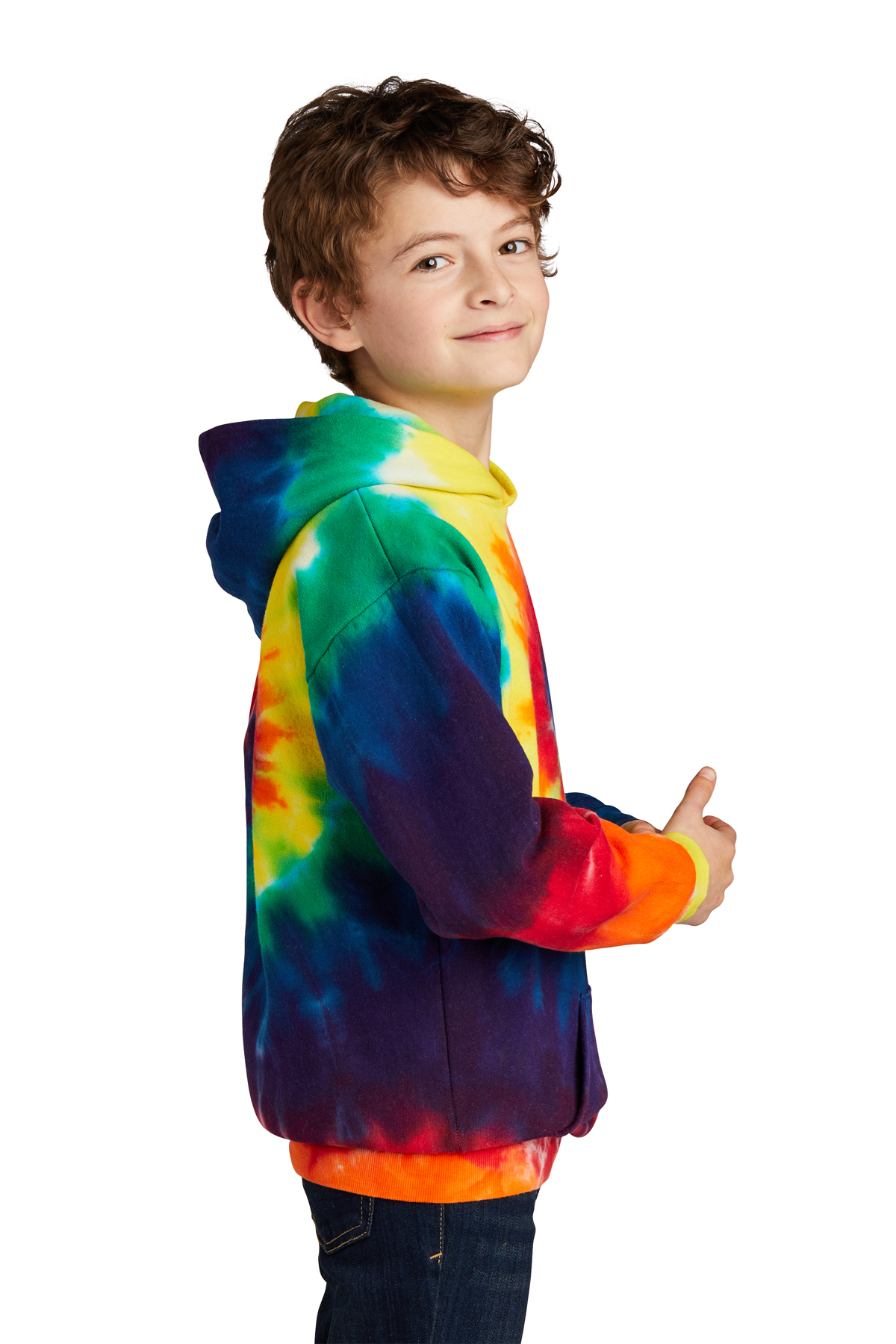 Port & Company Youth Tie-Dye Pullover Hooded Sweatshirt | Product ...