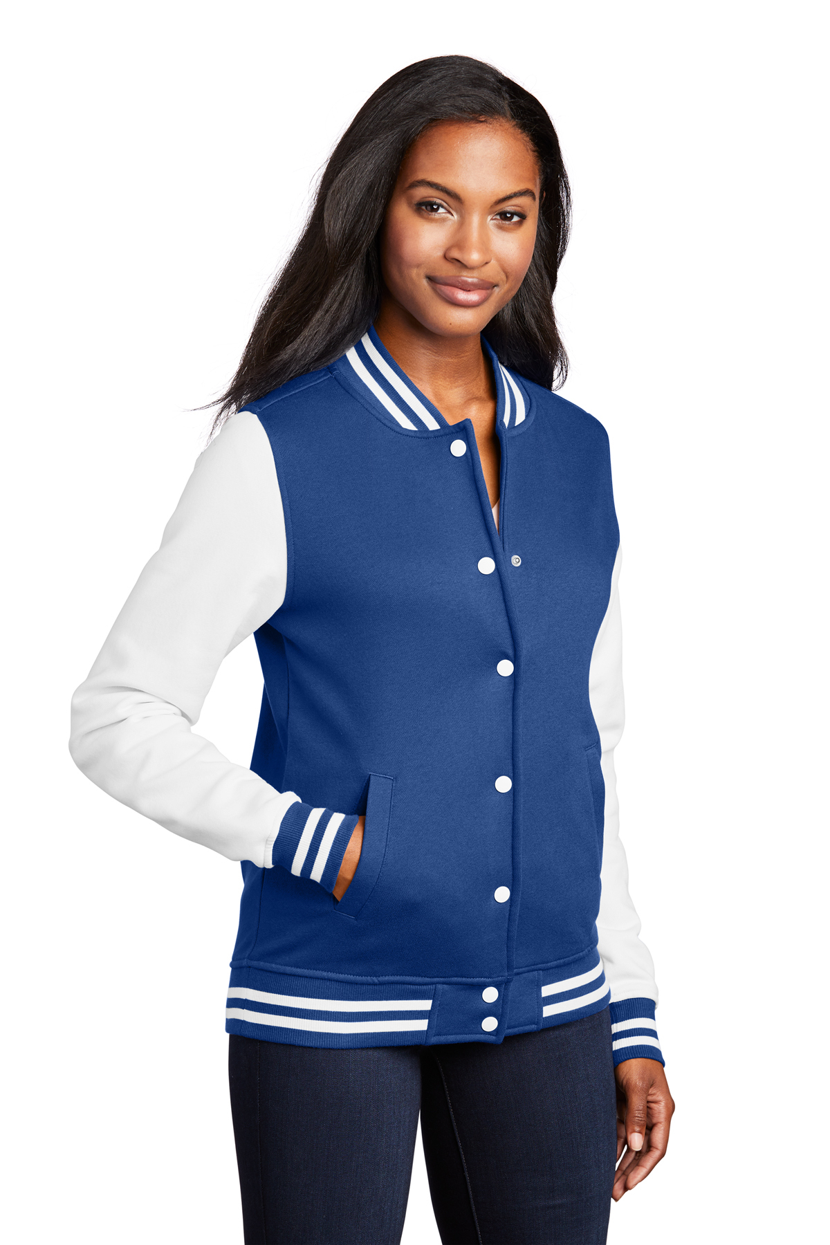 Sport tek discount varsity jacket