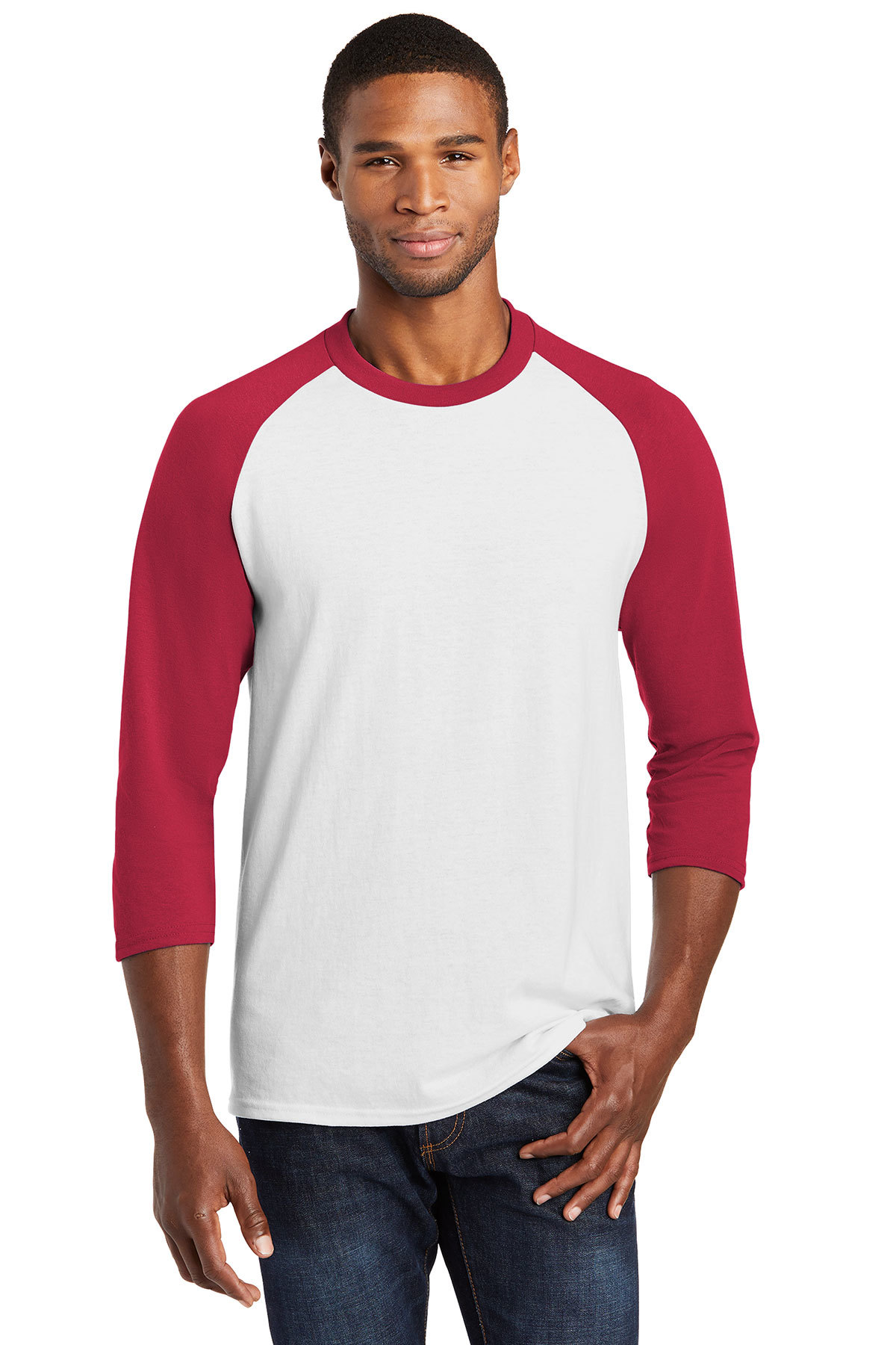 Port Company Core Blend 3 4 Sleeve Raglan Tee Product Port Company