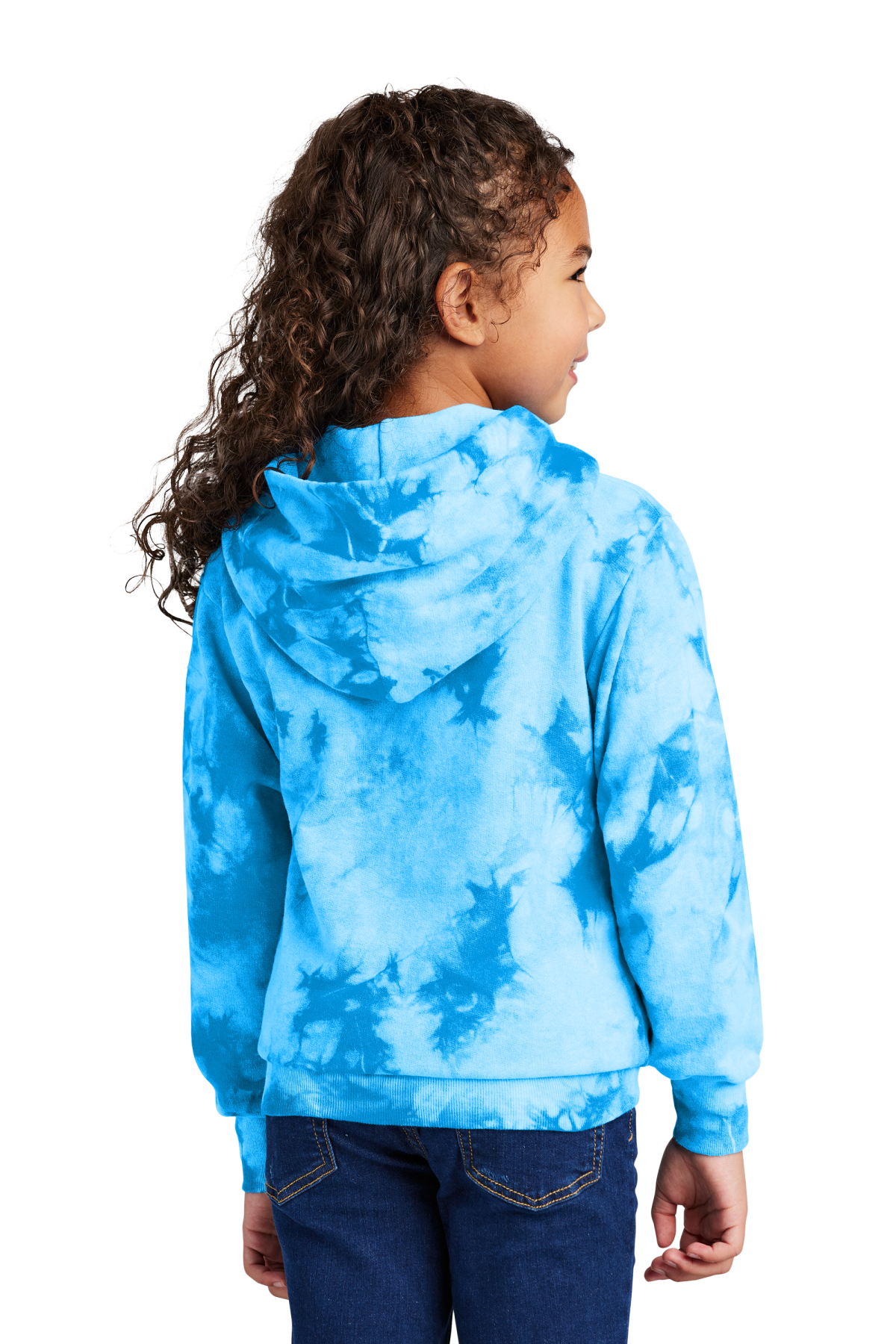 Port & Company Youth Crystal Tie-Dye Pullover Hoodie | Product | SanMar