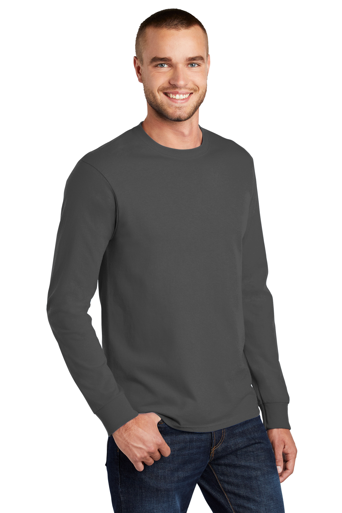 Port & Company Long Sleeve Essential Tee | Product | Company Casuals