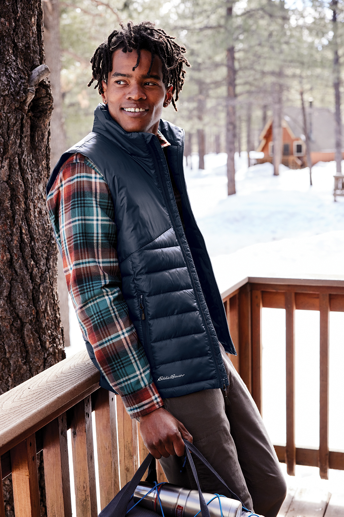 Eddie Bauer Maglietta Donna A Manica Lunga - Comoda, Lavabile In Lavatrice, Capo Basic Per Tutti I Giorni
