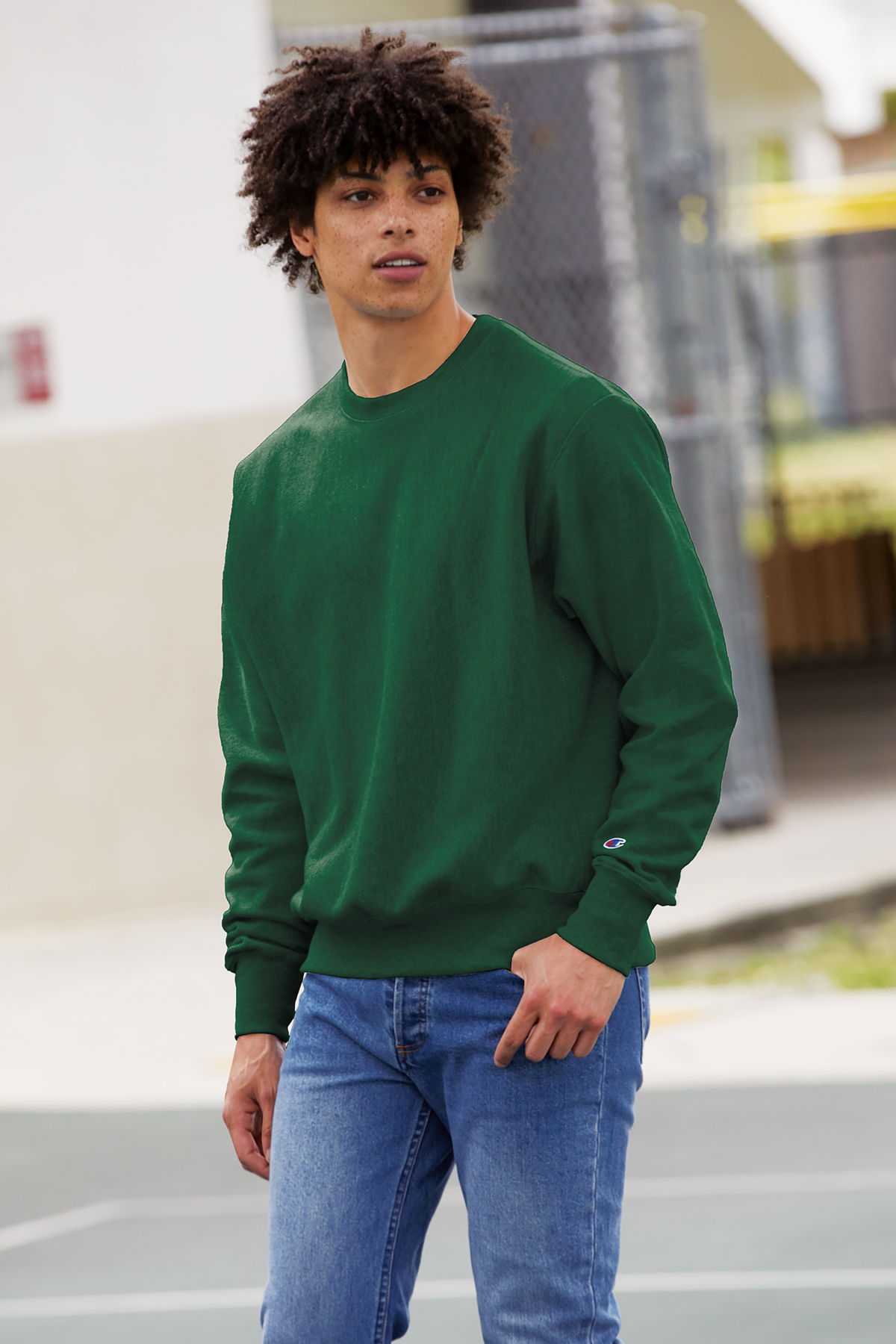 | | Sweatshirt Champion Crewneck SanMar Product Weave Reverse
