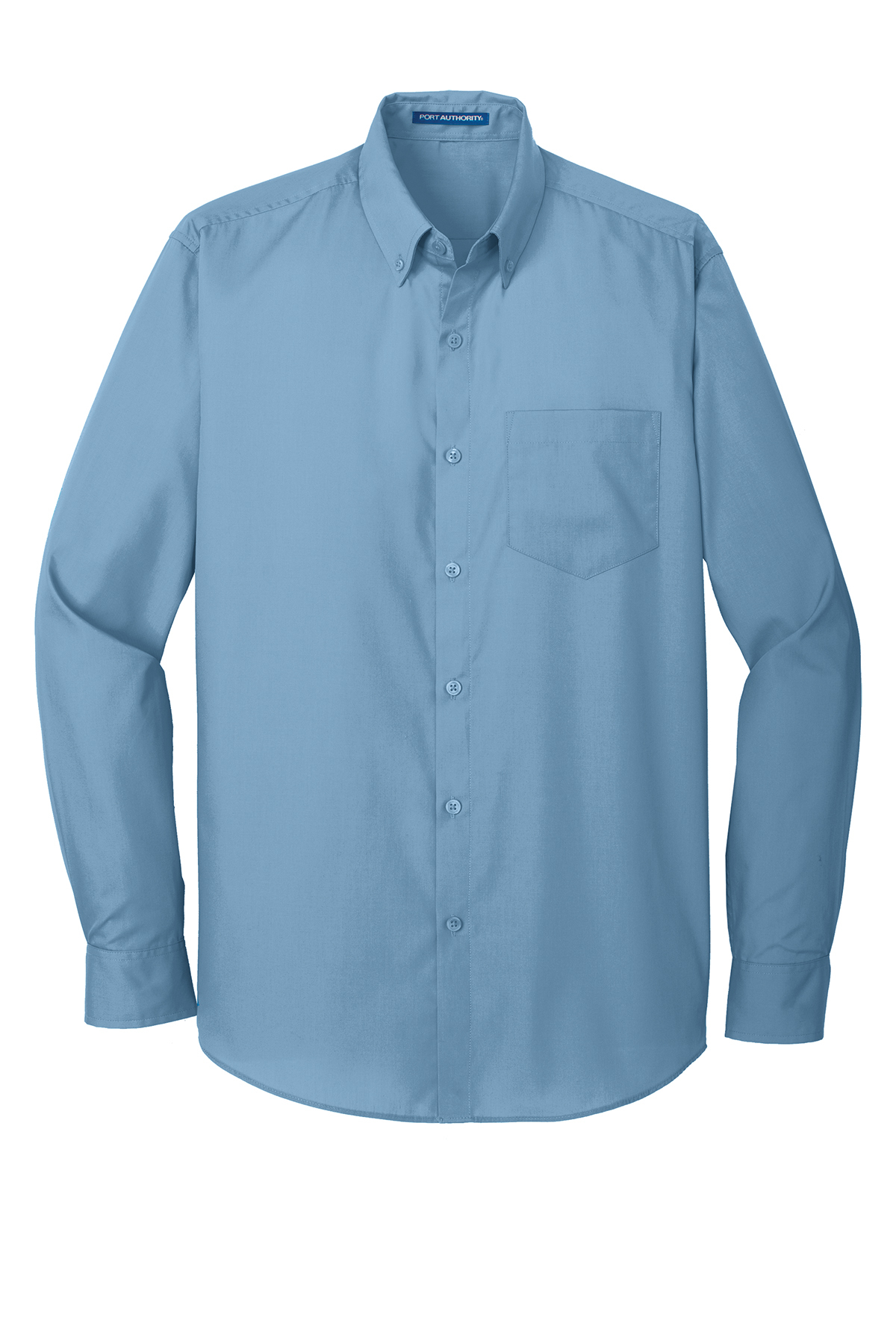 Port Authority Long Sleeve Carefree Poplin Shirt | Product | SanMar