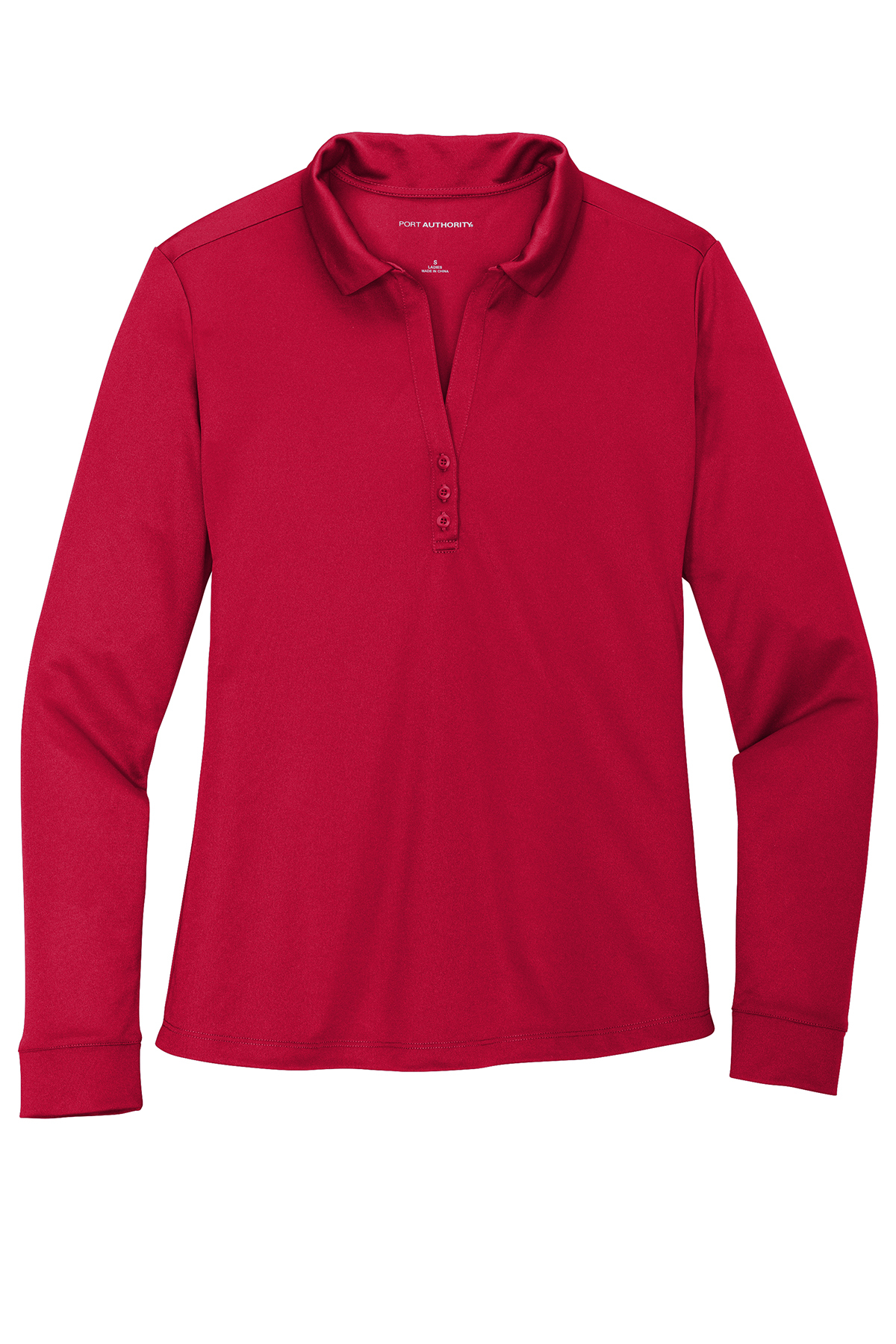 Ladies Long Sleeve Silk Touch™ Polo - Winston Medical Center
