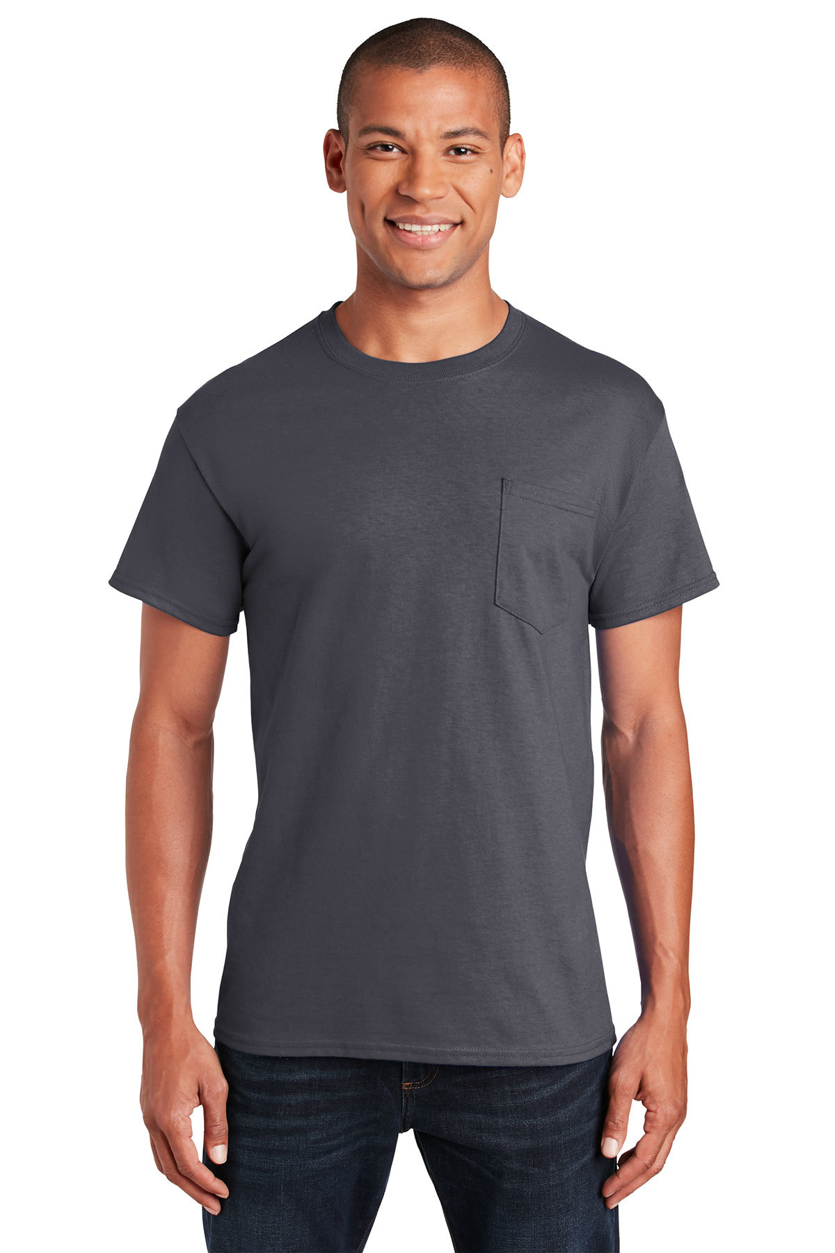Gildan - Ultra Cotton 100% US Cotton T-Shirt with Pocket | Product ...