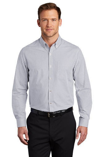 Port Authority Broadcloth Gingham Easy Care Shirt | Product | SanMar