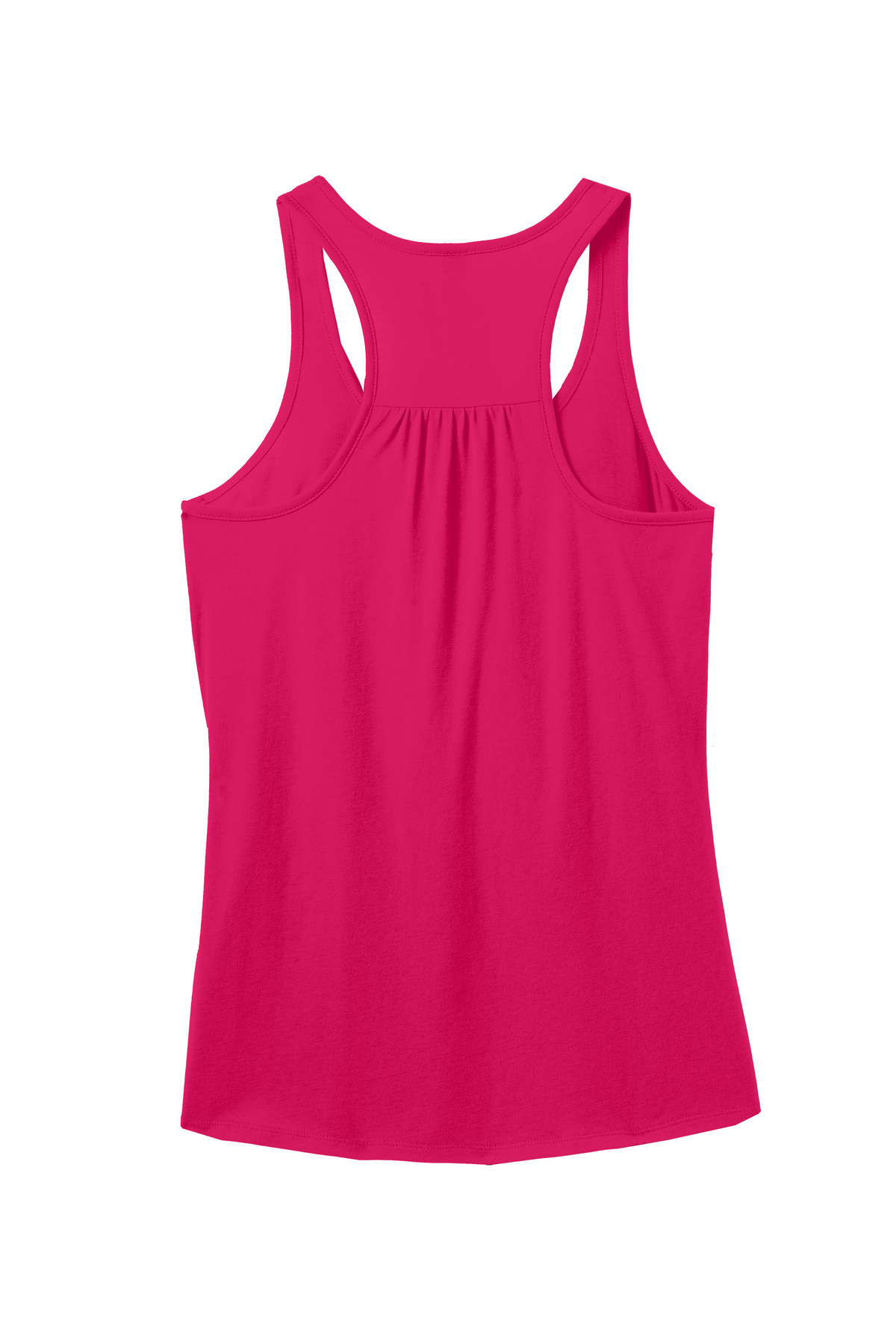 District Made Ladies Solid Gathered Racerback Tank | Product | SanMar