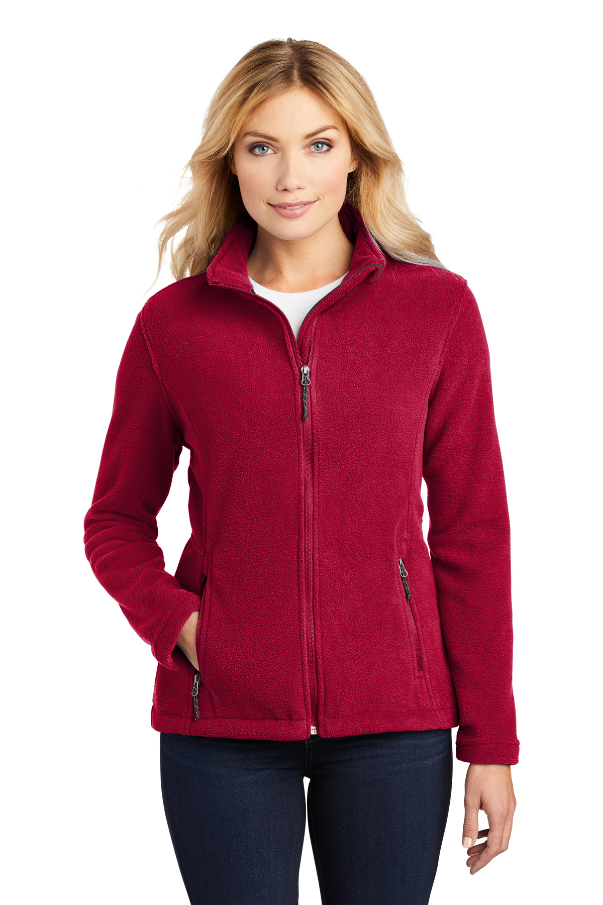 Port Authority Ladies Ultra Warm Brushed Fleece Jacket at  Women's  Coats Shop