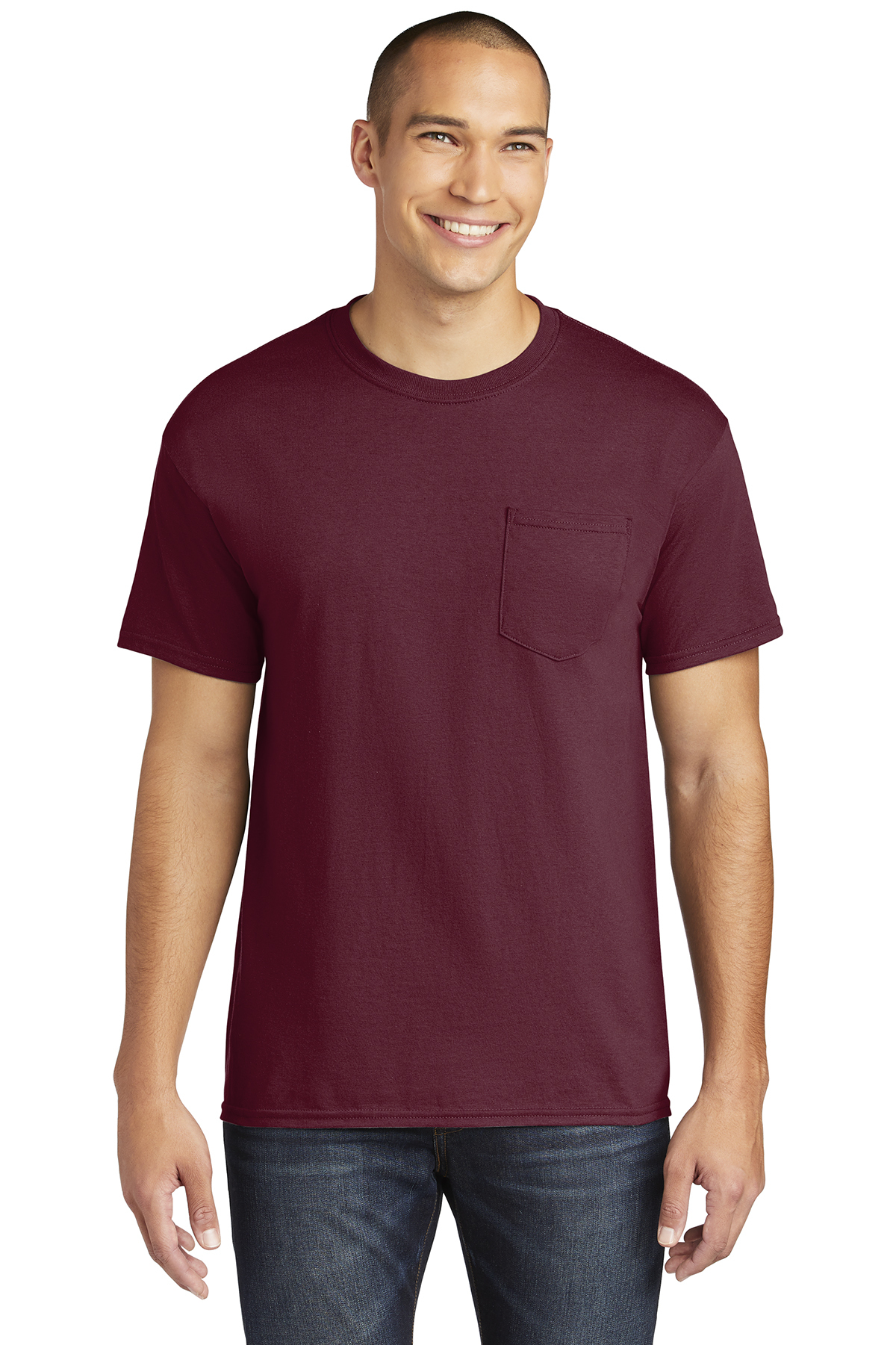 Gildan Heavy Cotton 100% Cotton Pocket T-Shirt | Product | Company Casuals