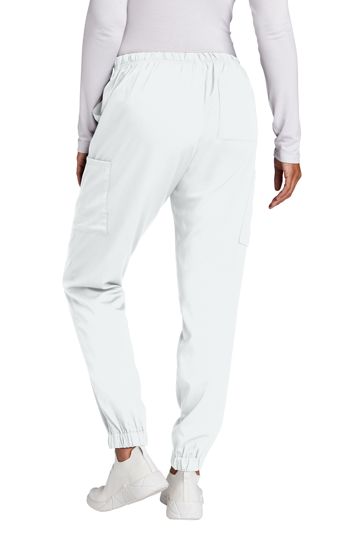 FINKS PANEL JOGGERS - WHITE