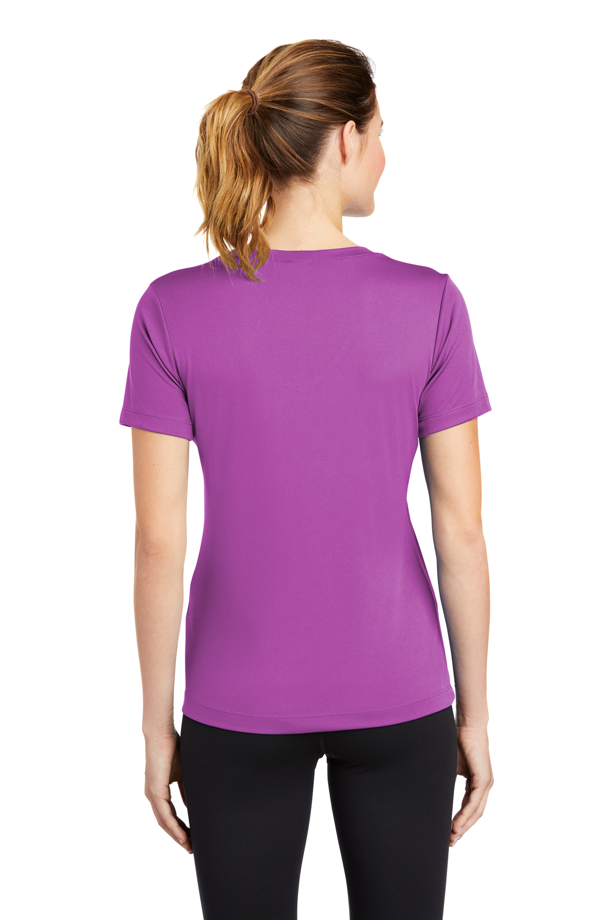 Womens Sport-Tek Dry Fit Gym Workout Performance Moisture Wicking T-Shirt LST350