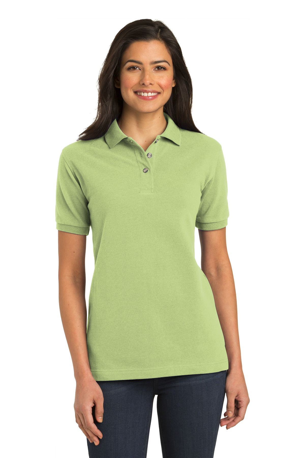 Port Authority Ladies Heavyweight Cotton Pique Polo Product
