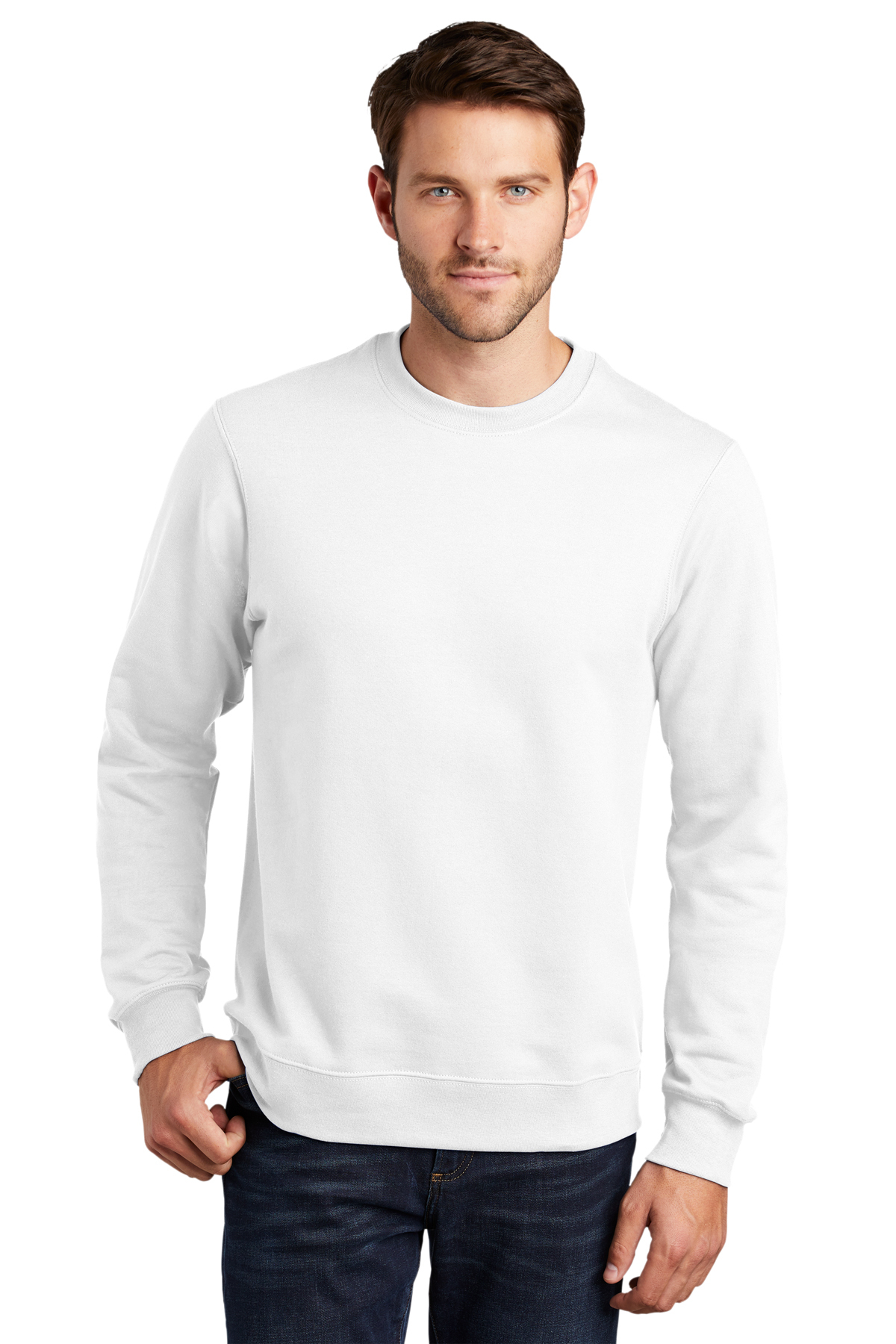 Crewneck Sweatshirt White Logo