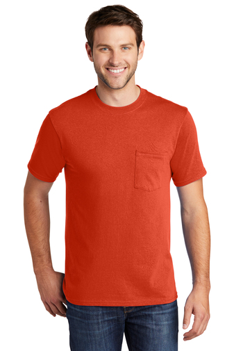 Port & Company Core Cotton Pocket Tee | Product | SanMar