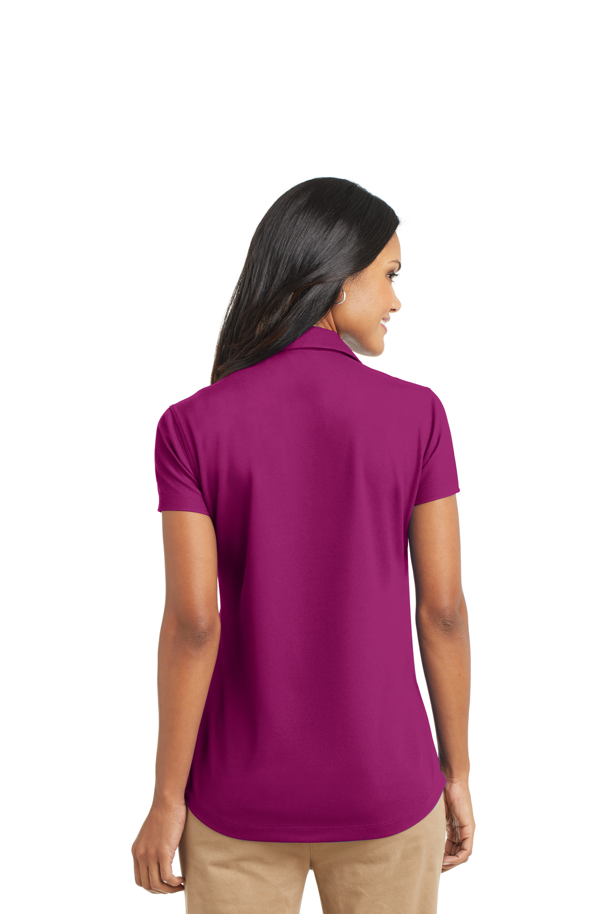 port authority ladies dry zone grid polo