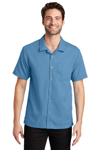 Port Authority Textured Camp Shirt | Product | SanMar