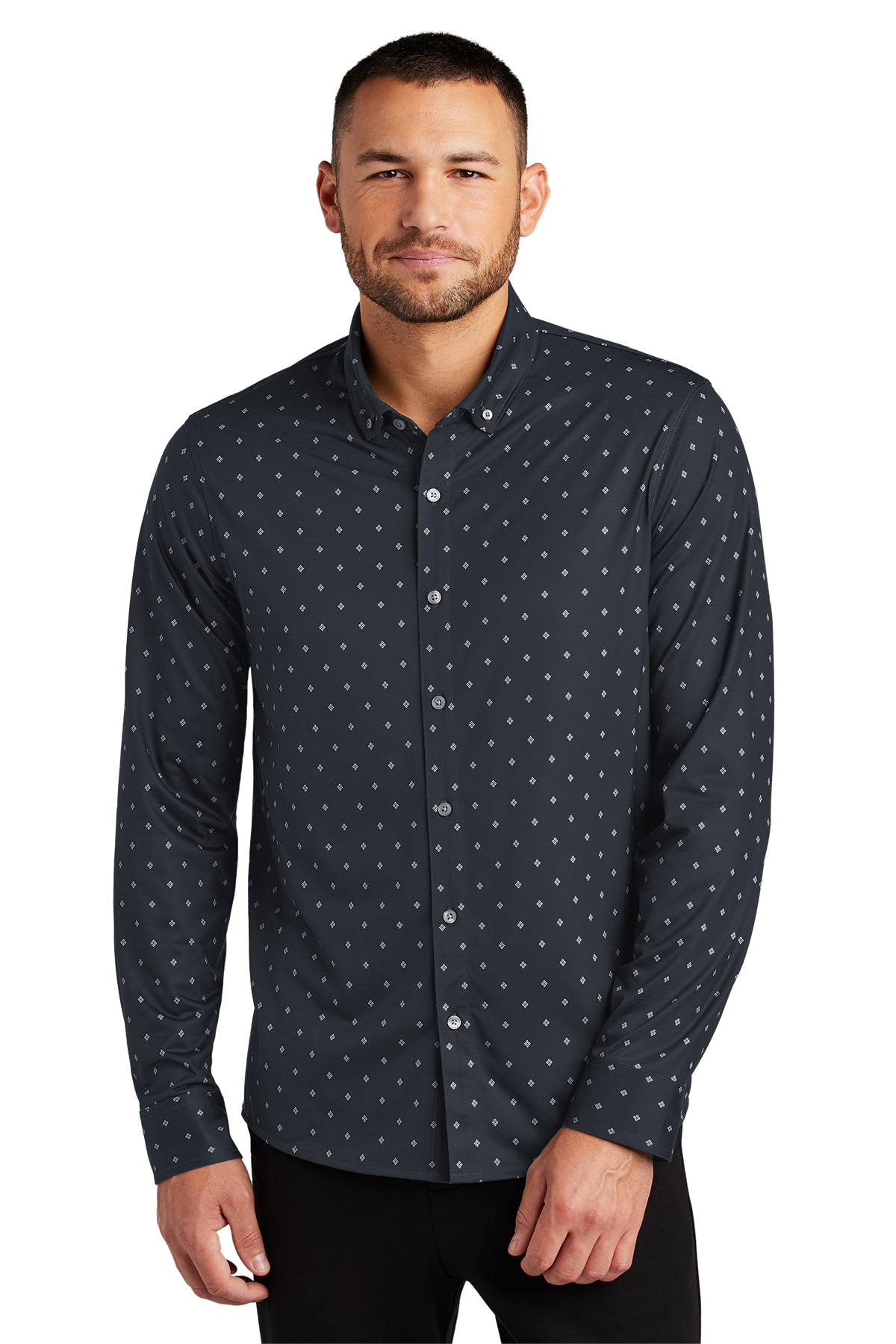 Mercer+Mettle Stretch Jersey Long Sleeve Shirt | Product | SanMar