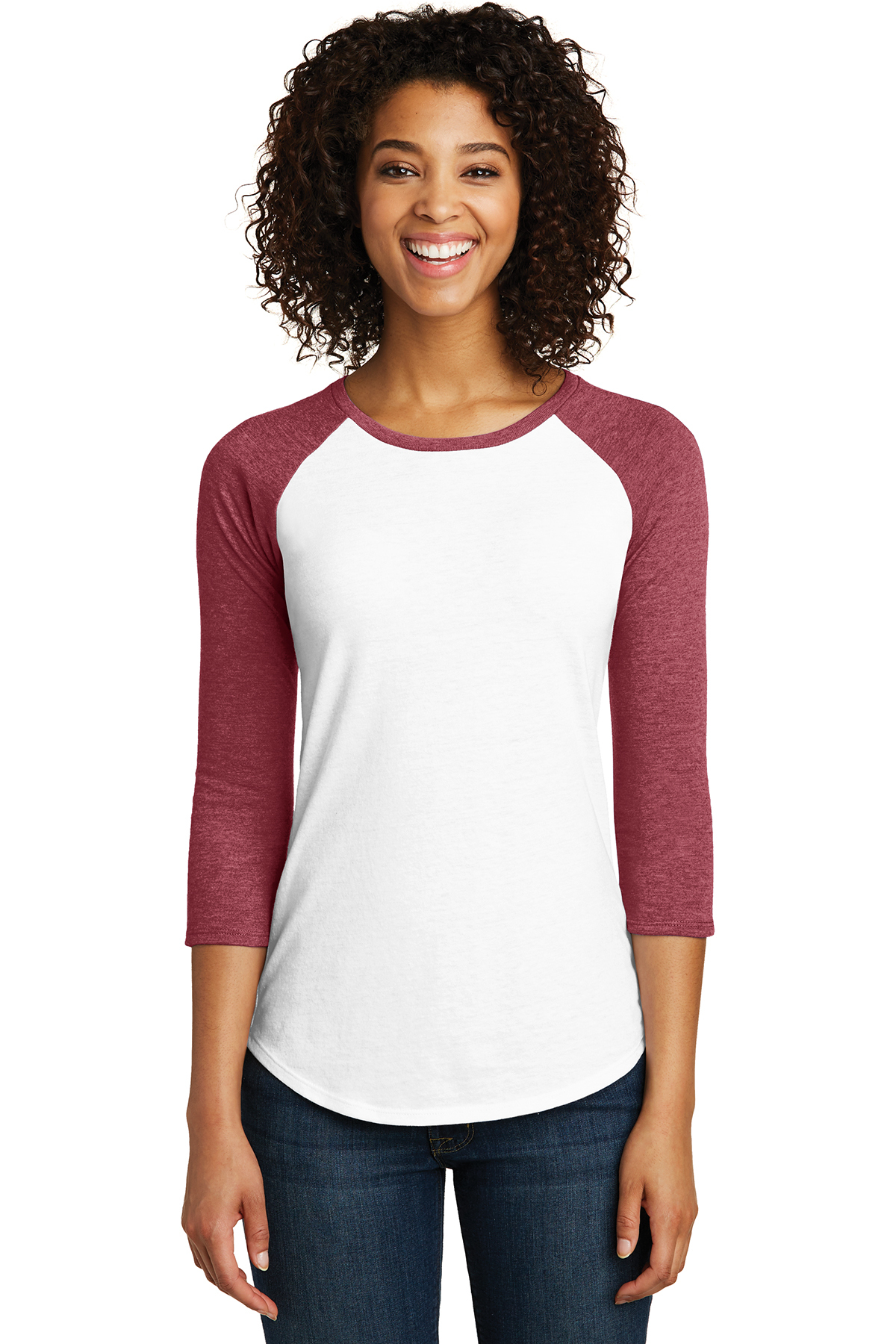 red fitted shirt women's
