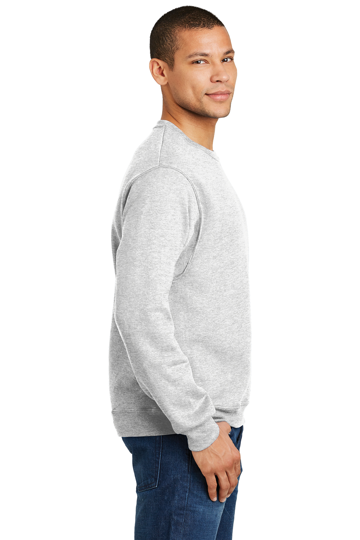 Jerzees Men's Sweatshirt - Grey - L