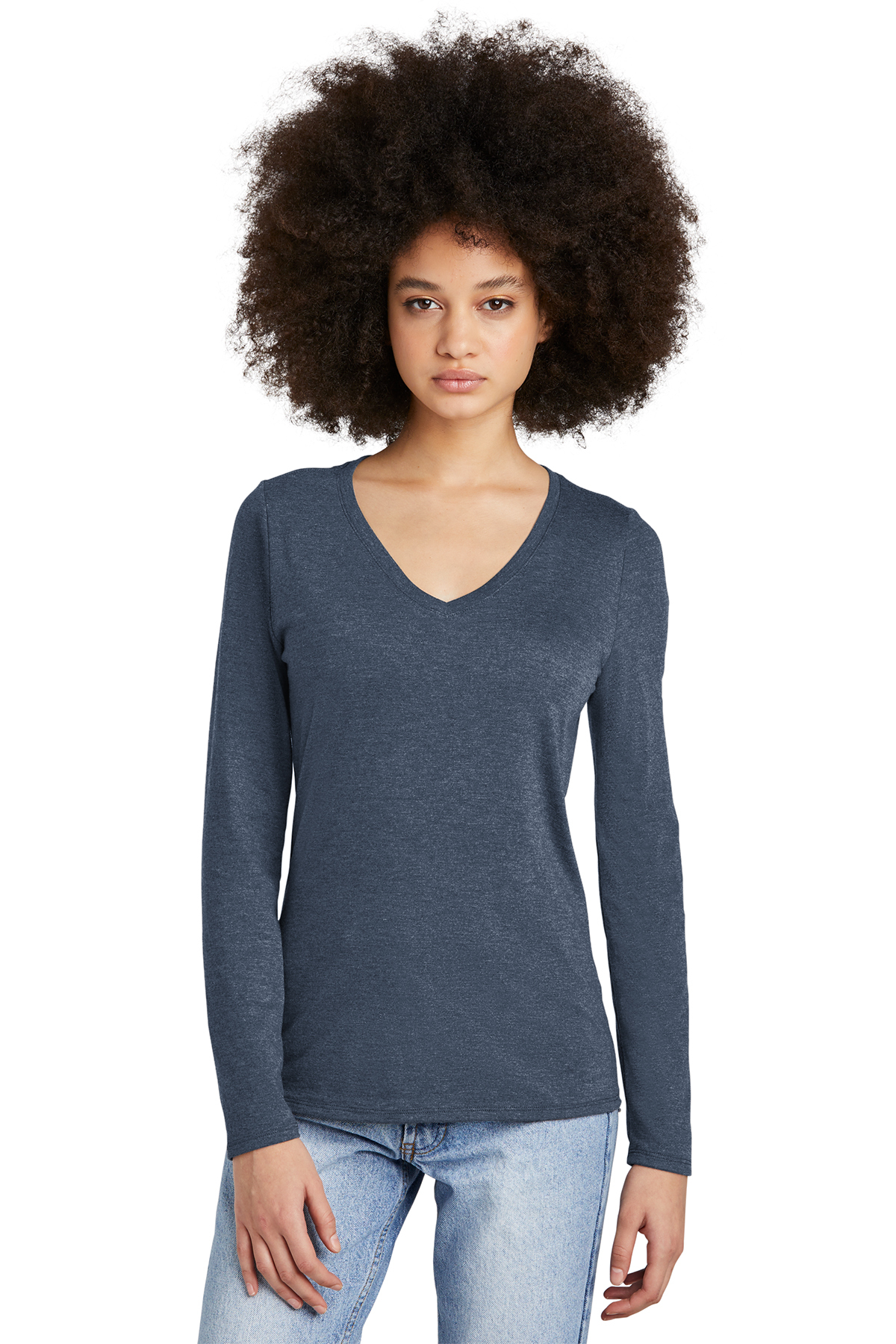 Women's Perfect Long Sleeve V-Neck Tee | Product | District