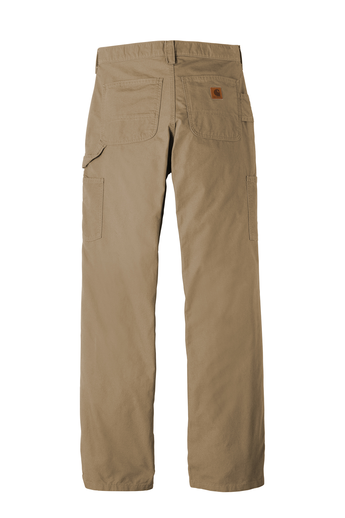 Carhartt Men's Dark Khaki Canvas Work Dungaree