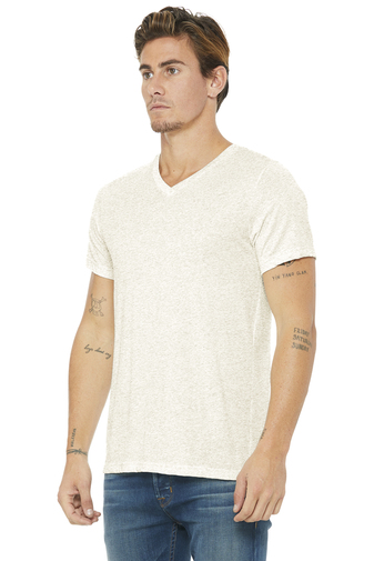 BELLA+CANVAS Unisex Triblend Short Sleeve V-Neck Tee | Product | SanMar