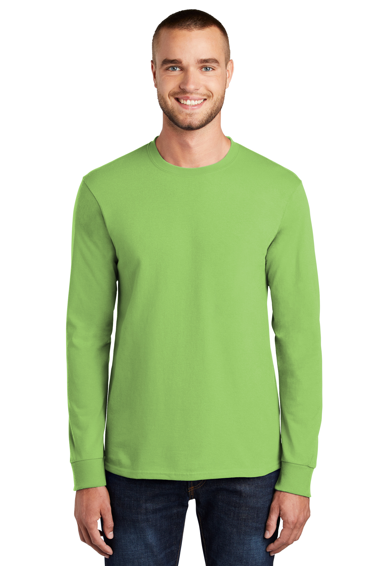 Port & Company Long Sleeve Essential Tee | Product | Online Apparel Market