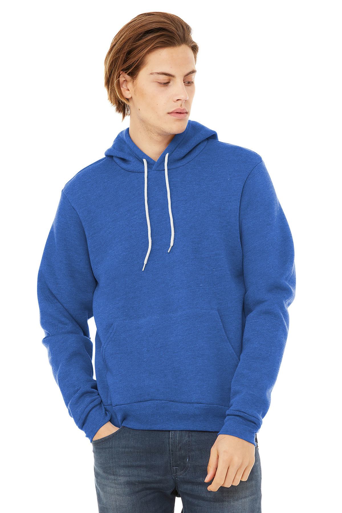 Custom Hoodie Pigment Dyed Soft Hooded Sweatshirt Long Sleeve Kangaroo Jacket Unisex Sponge Fleece Pullover Hoodie