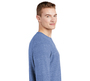 Next Level French Terry Raglan Crew – Heather Gray, Unisex Fit, 60% Cotton 40% Polyester, Tear-Away Label, XL Size - View #6